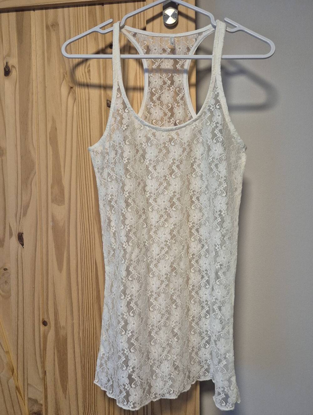 Lace Racerback Tank Top
